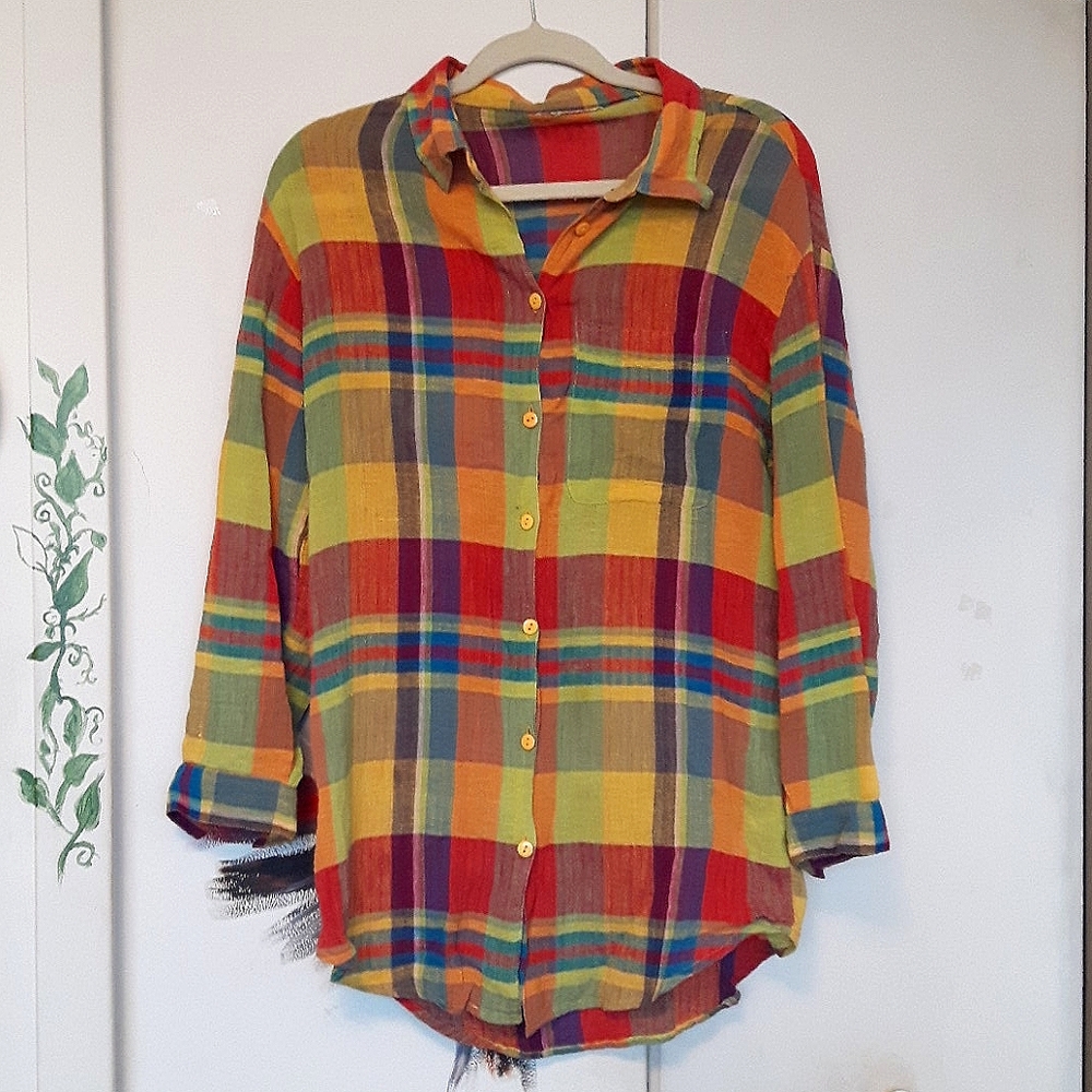 Colourful Linen Shirt